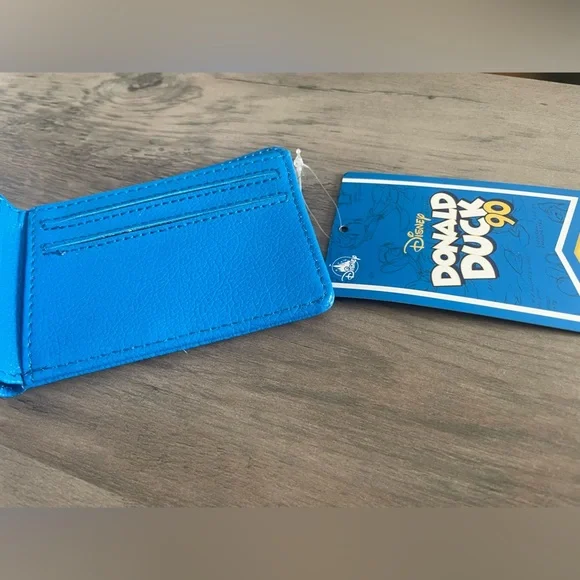 2024 Disney Parks Donald Duck Wallet 90th Anniversary Quacketeer  Billfold NEW - Picture 3 of 6